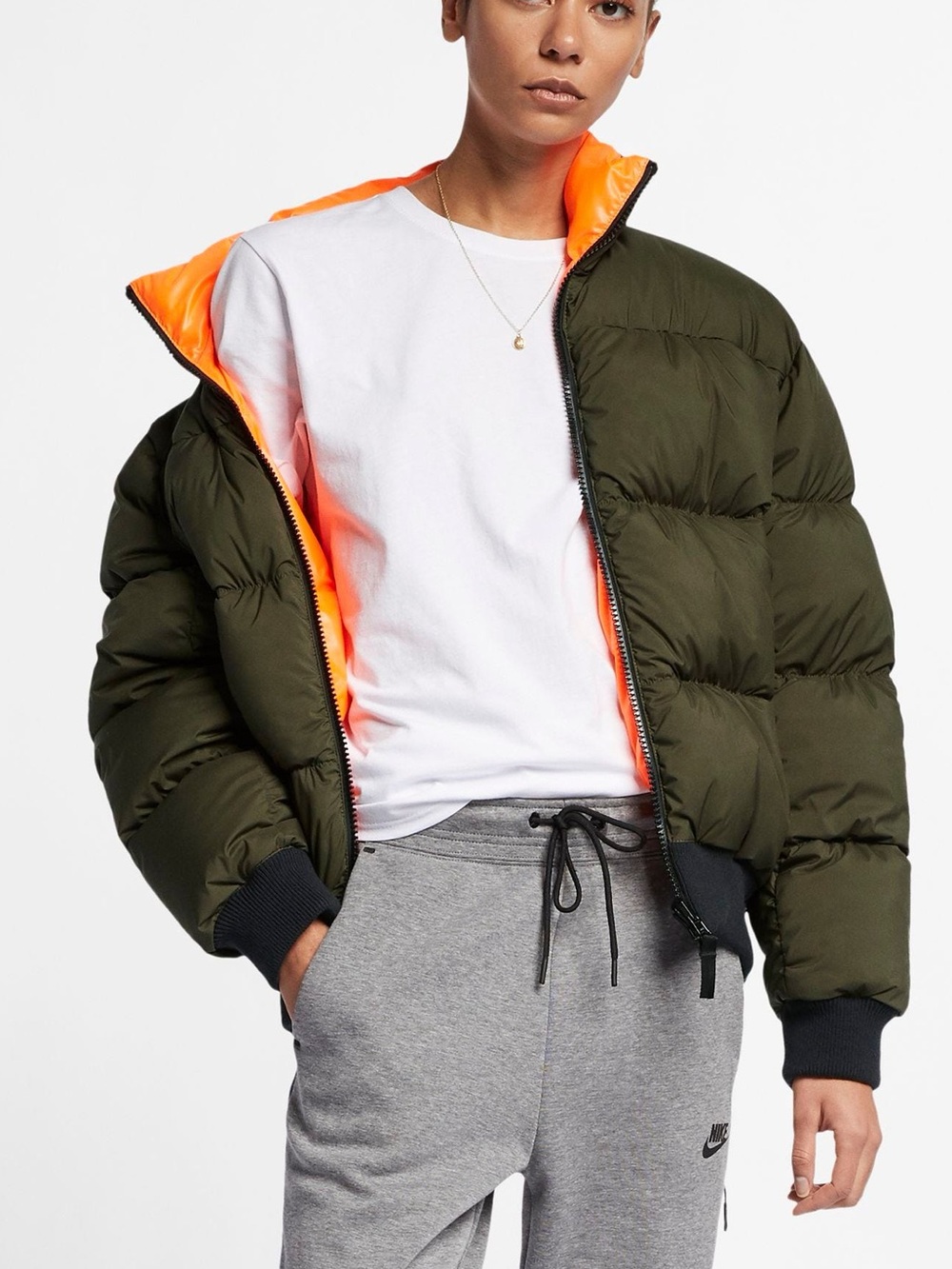Nike lab Reversible Puffer Coat